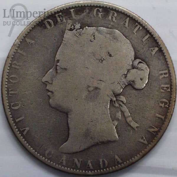 Canada - 50 Cents 1871H - G-6 - Avers
