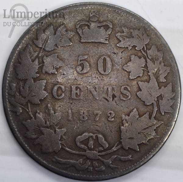 Canada - 50 Cents 1872H - G-6