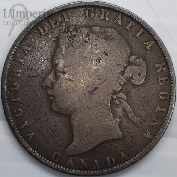 Canada - 50 Cents 1872H - G-6 - Avers
