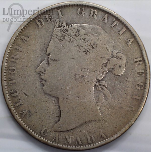 Canada - 50 Cents 1872H - VG-8 - Avers