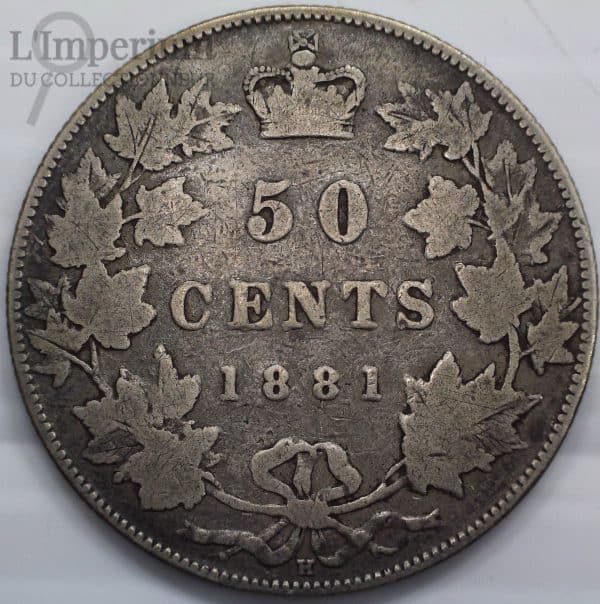 Canada - 50 Cents 1881H - VG-10