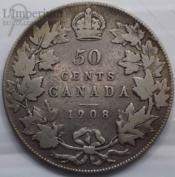 Canada - 50 Cents 1908 - F-12