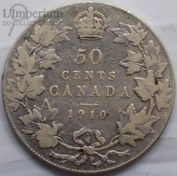 Canada - 50 Cents 1910 VL - VG-10