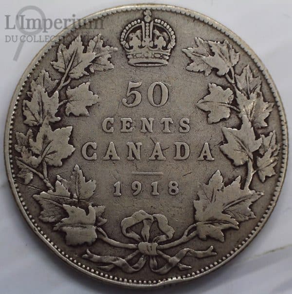 Canada - 50 Cents 1918 - VG-8