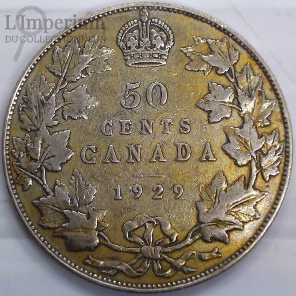 Canada - 50 Cents 1929 - F-12