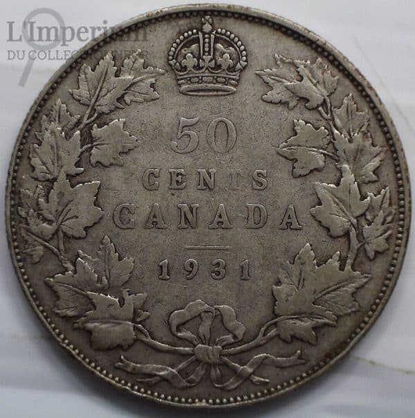 Canada - 50 Cents 1931 - F-12