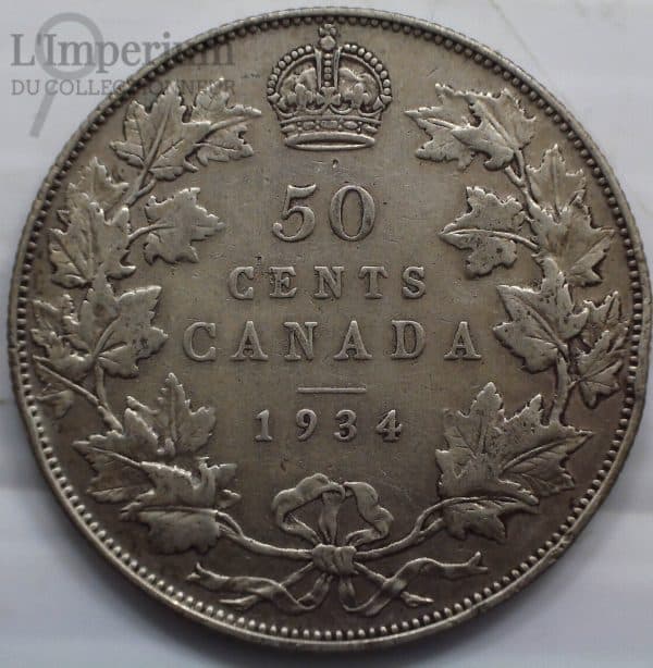 Canada - 50 Cents 1934 - F-12