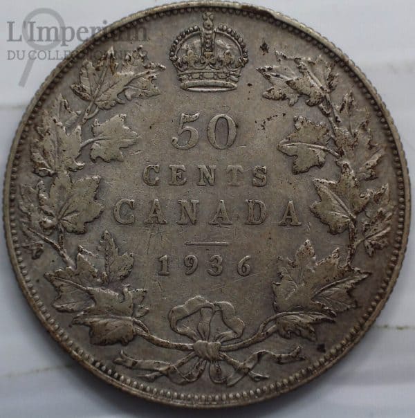 Canada - 50 Cents 1936 - F-12