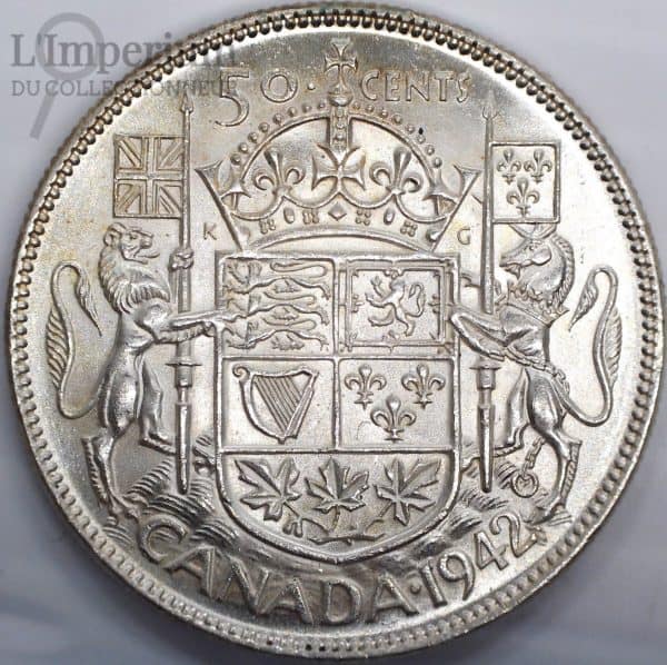 Canada - 50 Cents 1942 - MS-63