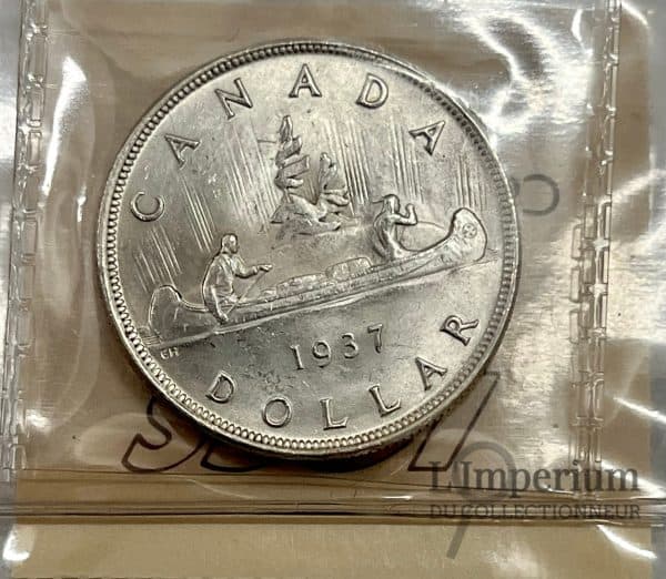 Canada - Dollar 1937 - Certifié ICCS MS-62