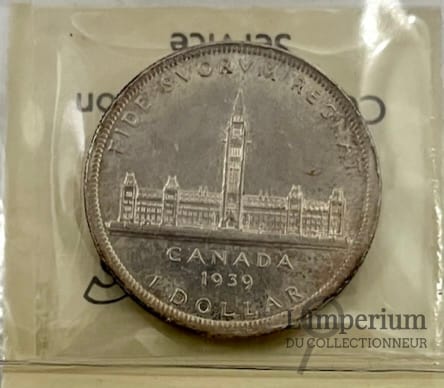 Canada - Dollar 1939 - Certifié ICCS MS-62