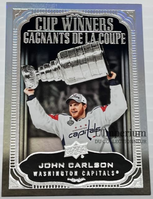 CW-6 John Carlson - Carte d'Hockey LNH 2020-2021