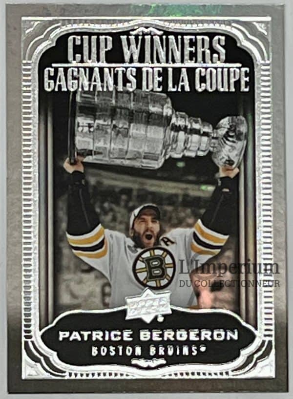 CW-3 Patrice Bergeron - Carte d'Hockey LNH 2020-2021