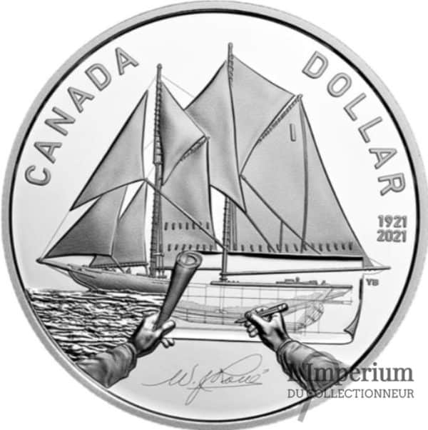 Canada - Dollar 2021 100e Anniversaire du Bluenose - Épreuve