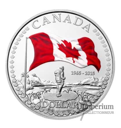 Canada - Dollar 2015 50e Anniversaire du Drapeau Canadien - Épreuve