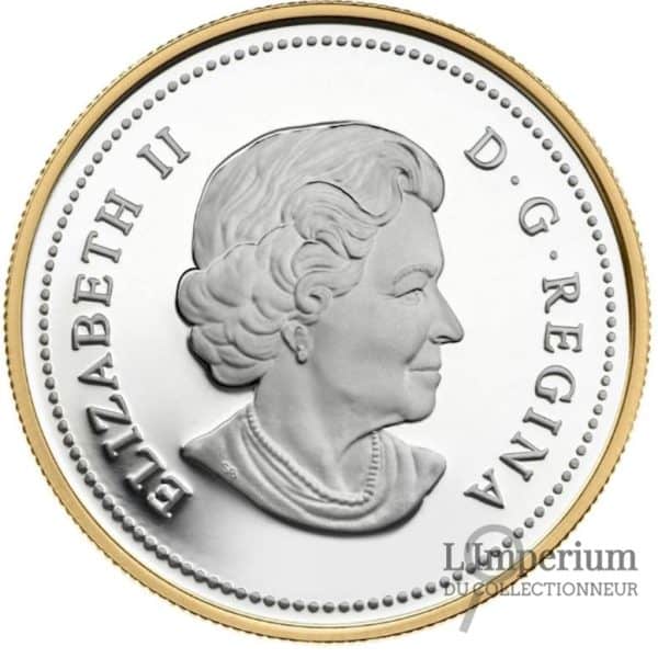 Canada - Dollar en Argent Plaqué Or 2013 - Épreuve