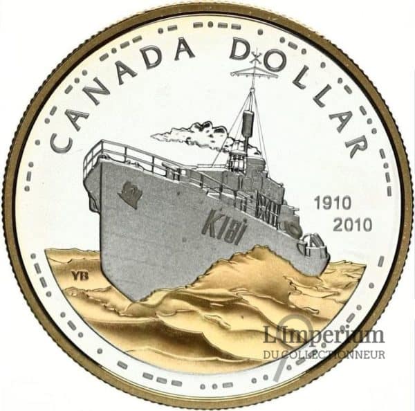 Canada - Dollar 2010 Centenaire de la Marine Canadienne - Épreuve