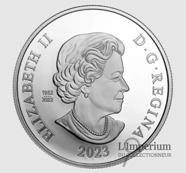 Canada - Dollar 2023 en Argent Le Monogramme Royal de Sa Majesté le roi Charles III - Épreuve