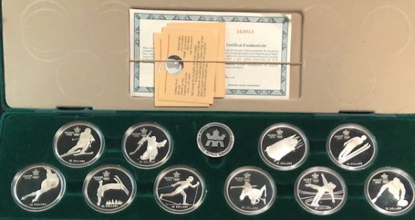 Canada - 10 pièces de 20 Dollars en Argent - Jeux Olympiques d'Hiver Calgary 1988