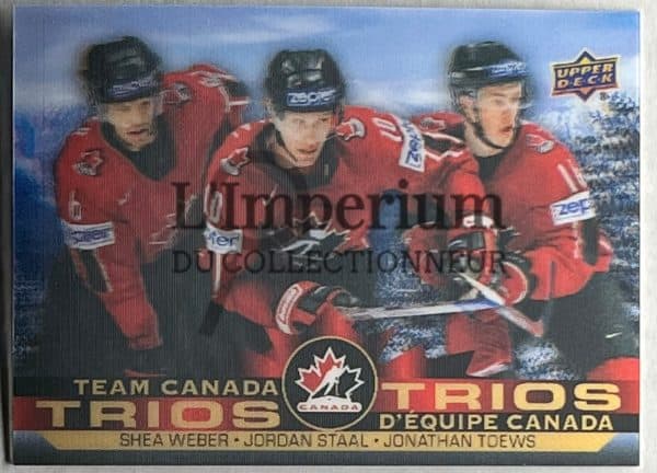 Team Canada Trios 2022 - T-14- Weber/Staal/Toews