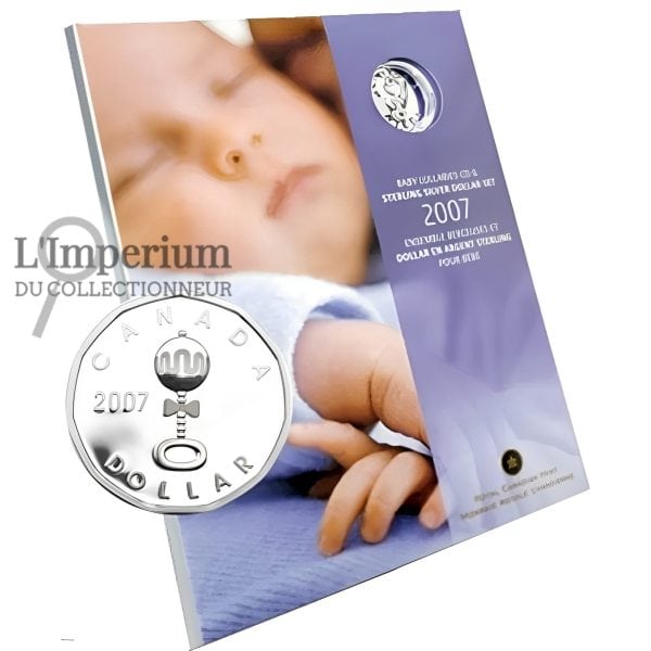 Canada - Ensemble Berceuses et Dollar en Argent Sterling pour Bébé - 2007