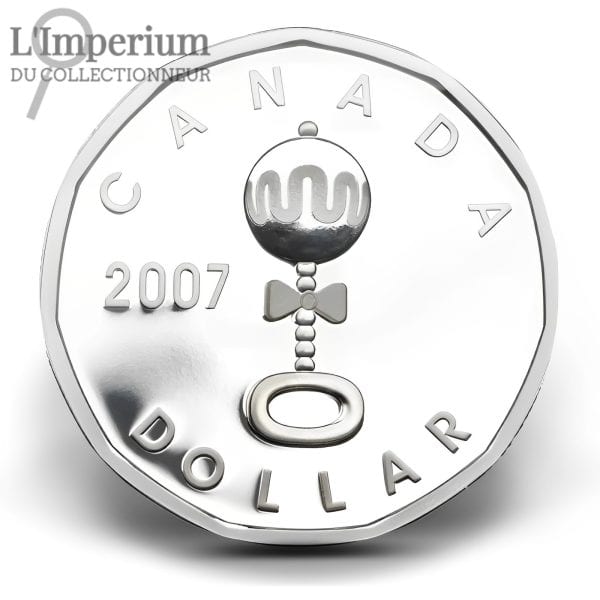 Canada - Ensemble Berceuses et Dollar en Argent Sterling pour Bébé - 2007