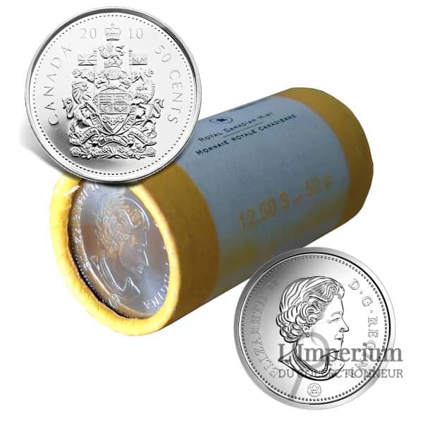 Canada - Rouleau 50 Cents 2010 - Logo MRC