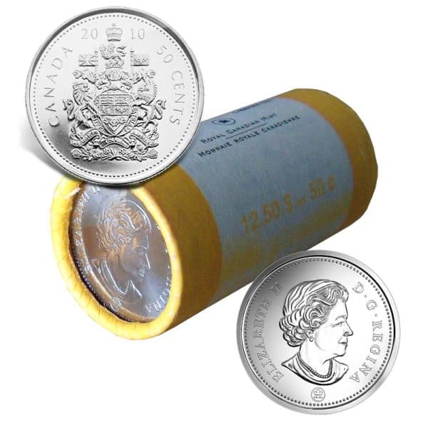 Canada - Rouleau 50 Cents 2010 - Logo MRC