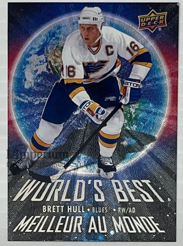WB-2 Brett Hull - Carte d'Hockey Meilleurs au Monde 2023