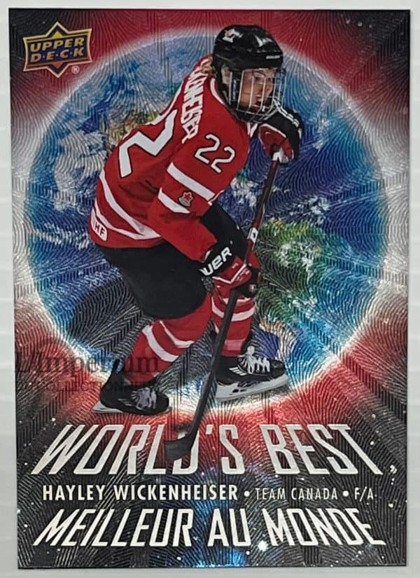 WB-5 Hayley Wickenheiser - Carte d'Hockey Meilleurs au Monde 2023