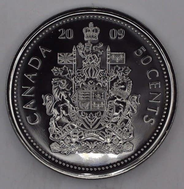 2009 Canada 50 cents NBU