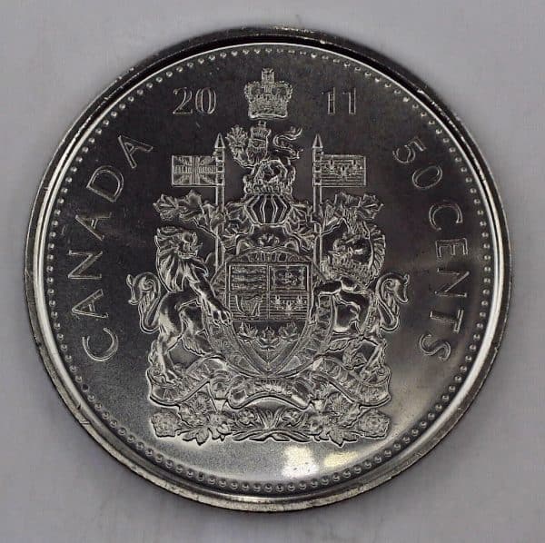 2011 Canada 50 cents NBU