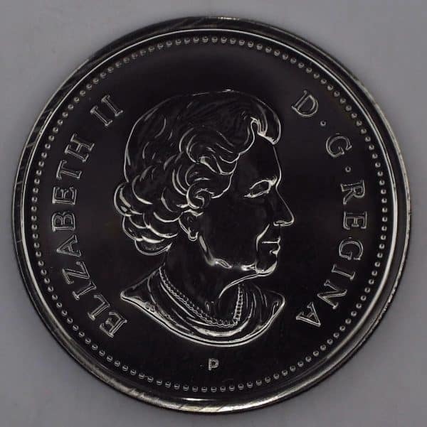 2006P Canada 25 cents NBU