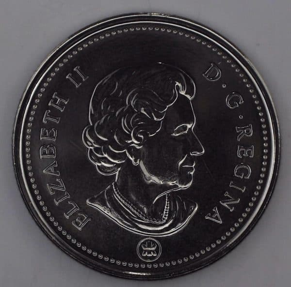 2007 Canada 25 cents NBU