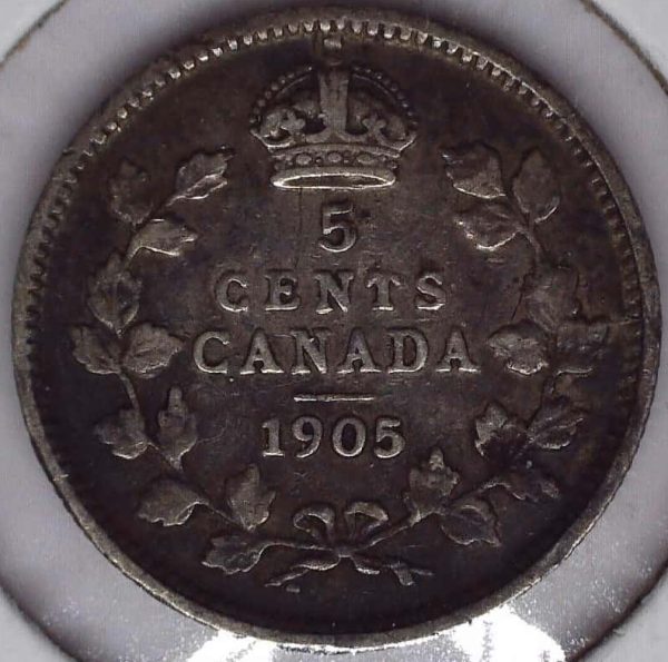 Canada - 5 Cents 1905 - VG-10+