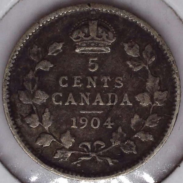 Canada - 5 Cents 1904 - VG-8