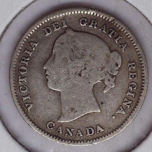 CANADA 5 Cents 1901 VG-8