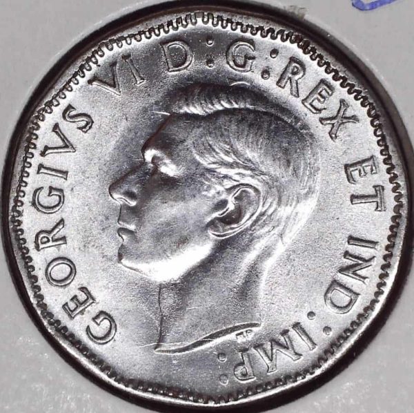 Canada - 5 Cents 1944 Tombac Coin Entrechoqué - UNC