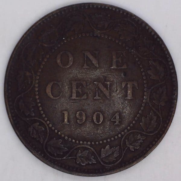 Canada - Large Cent 1904 - VF