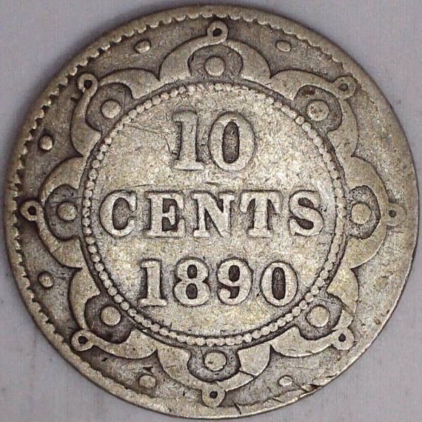 CANADA - 10 Cents 1890 - Terre-Neuve G-4