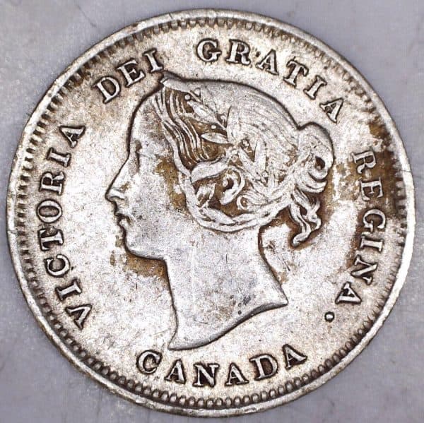 CANADA 5 Cents 1900 Oval 0 VF-30