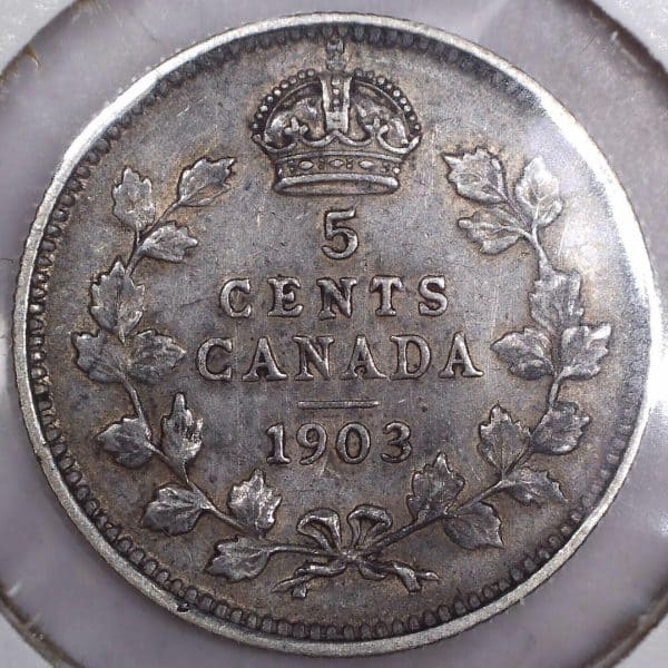 CANADA 5 Cents 1903 F-12