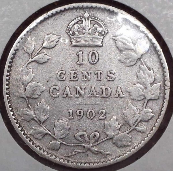 CANADA - 10 Cents 1902 - Argent - VG-8