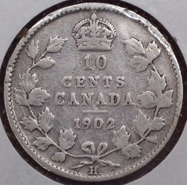 CANADA - 10 Cents 1902H - Argent - VG-8