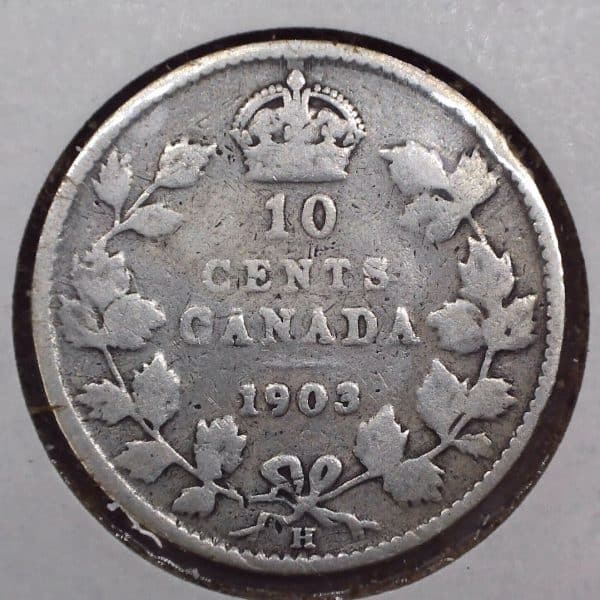 CANADA - 10 Cents 1903H - Argent - G-6