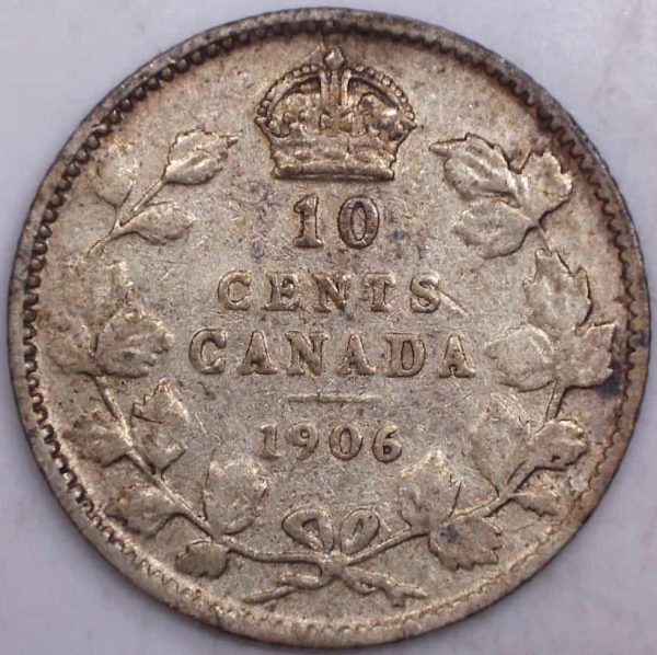 CANADA - 10 Cents 1906 - Argent - VG-8