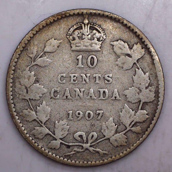 CANADA - 10 Cents 1907 - Argent - G-6