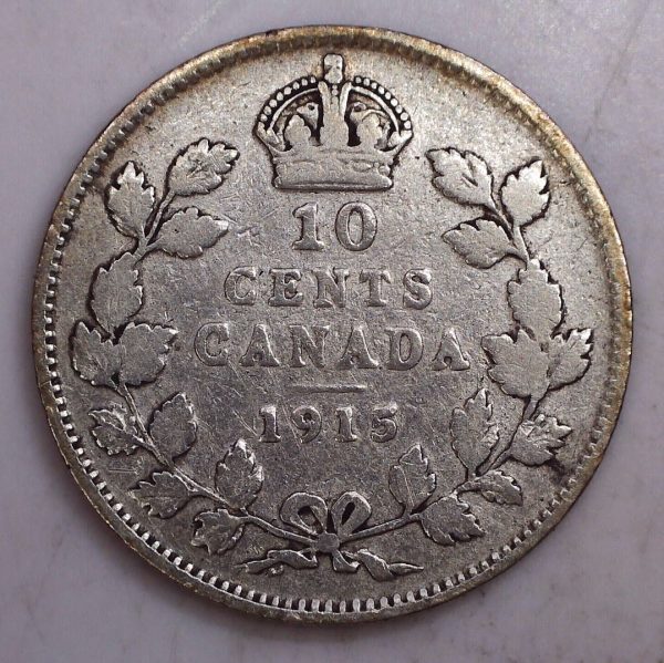 CANADA - 10 Cents 1915 - Argent - G-6