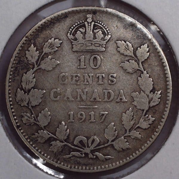 CANADA - 10 Cents 1917 - Argent - VG-10