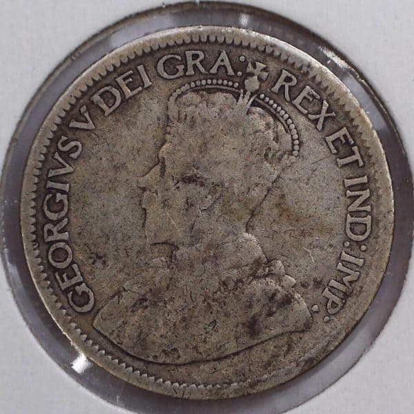 CANADA - 10 Cents 1921 - Argent - G-6